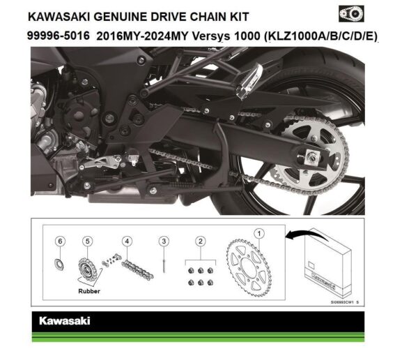 Genuine chain and sprocket kit - Image 14