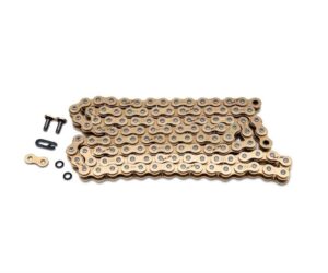 Gold racing chain with KX logo's