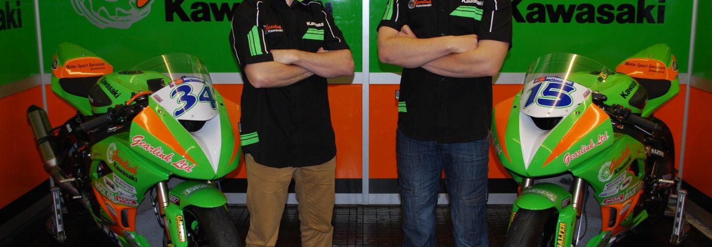 Chequered Flag For Gearlink Kawasaki