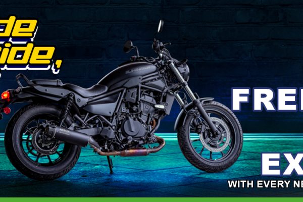 Cruise away with a free Arrow exhaust!